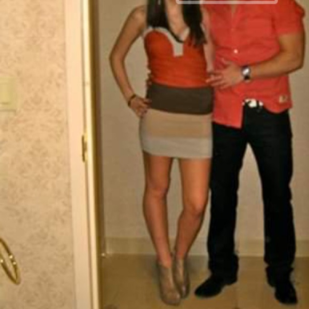 LF Millau Fall Colorblock Bodycon Dress - Picture 3 of 8